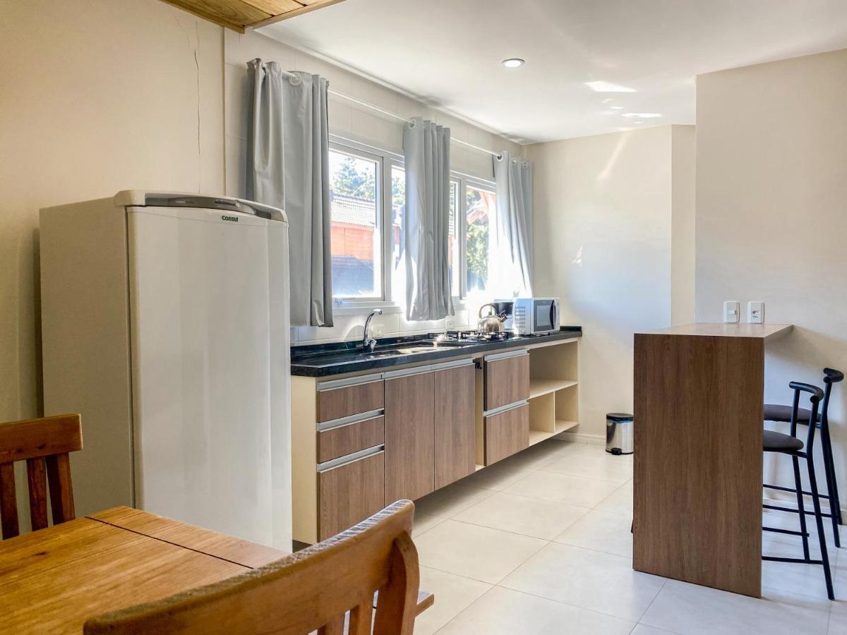 Apartamento A 500M Da Rua Coberta - 1 Suite - Para 4 Pessoas Gramado Exterior foto